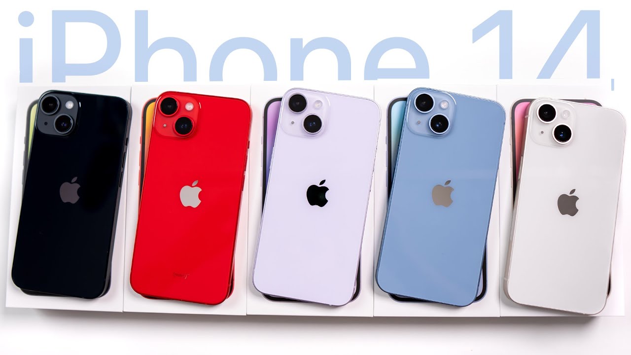 iPhone 14: All Colors Compared! (Blue, Purple, Red, Starlight
