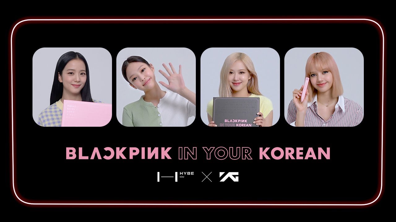 BLACKPINK IN YOUR KOREAN, a Korean textbook package recommended by
