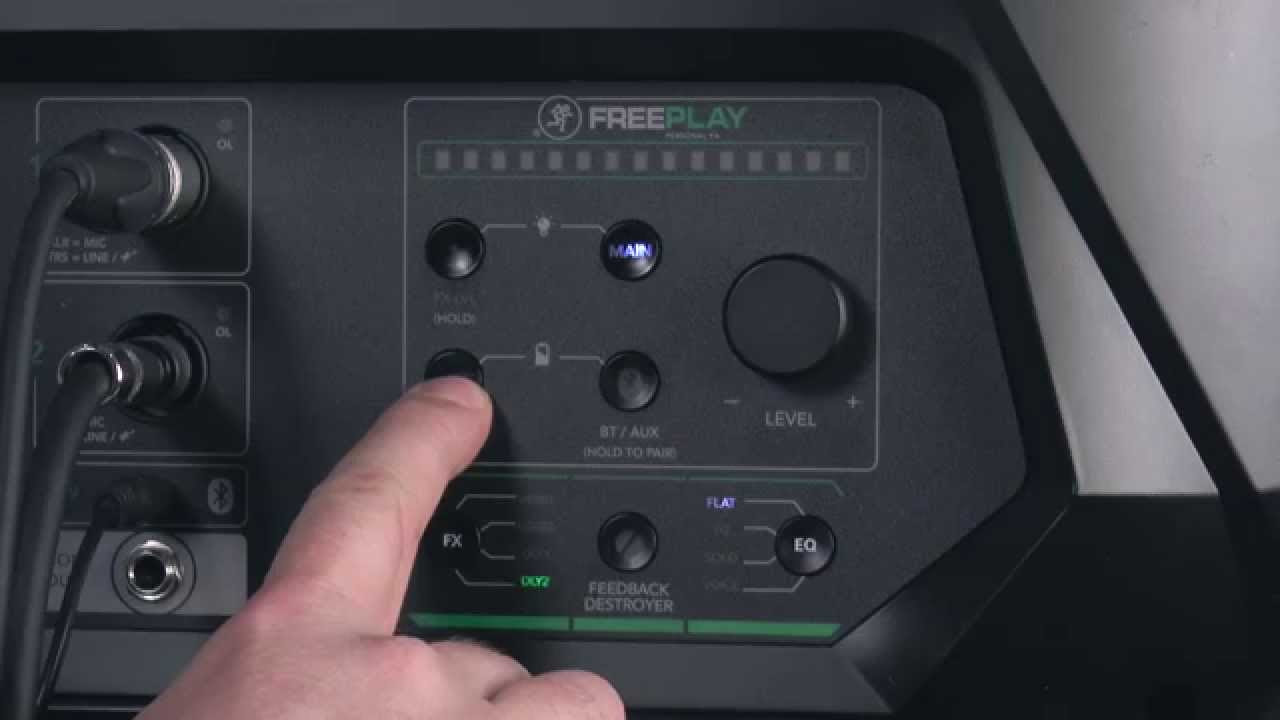 Mackie FreePlay Personal PA - Product Overview - YouTube