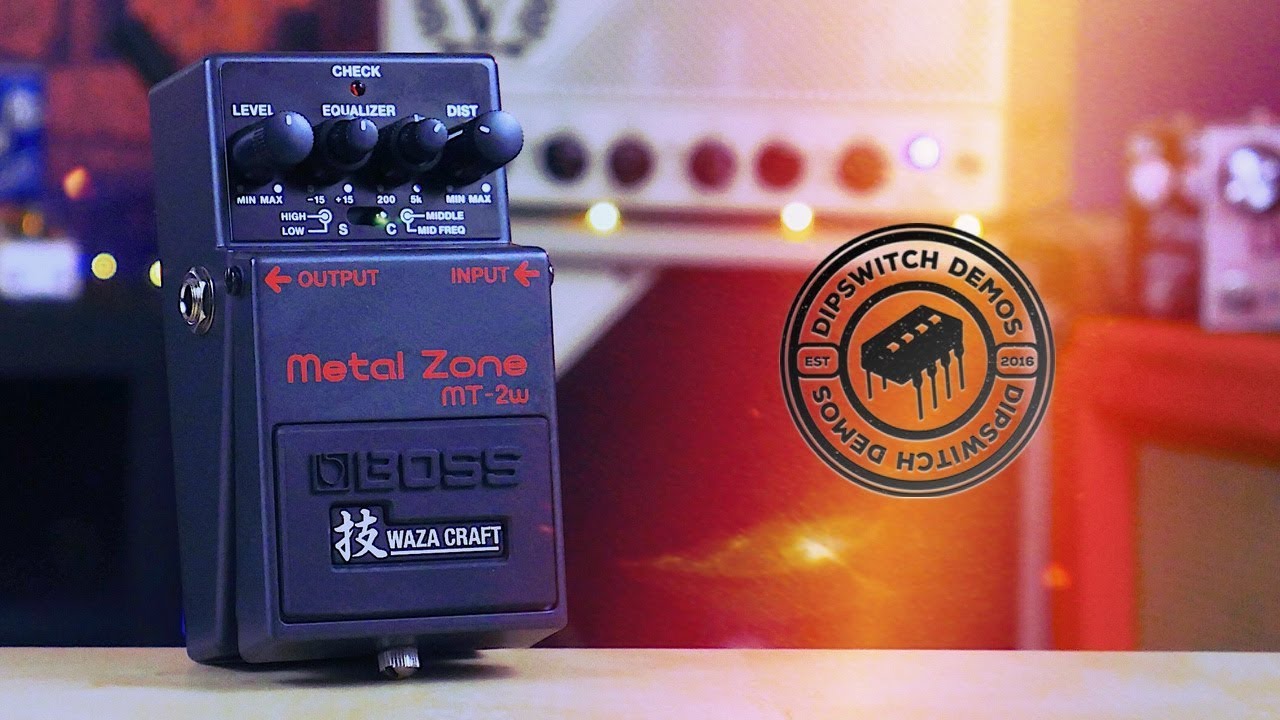 Boss Metal Zone MT-2w Waza Craft (Demo) - YouTube