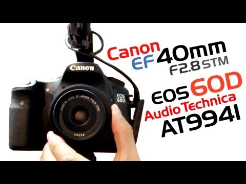 カメラ】外部マイクだったら大丈夫？いや AT9941 + Canon EF 40mm