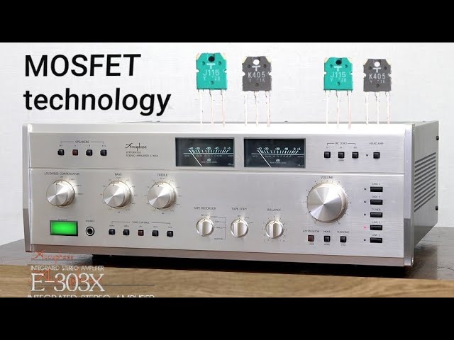 Accuphase E-303X stereo integrated amplifier know hardware device