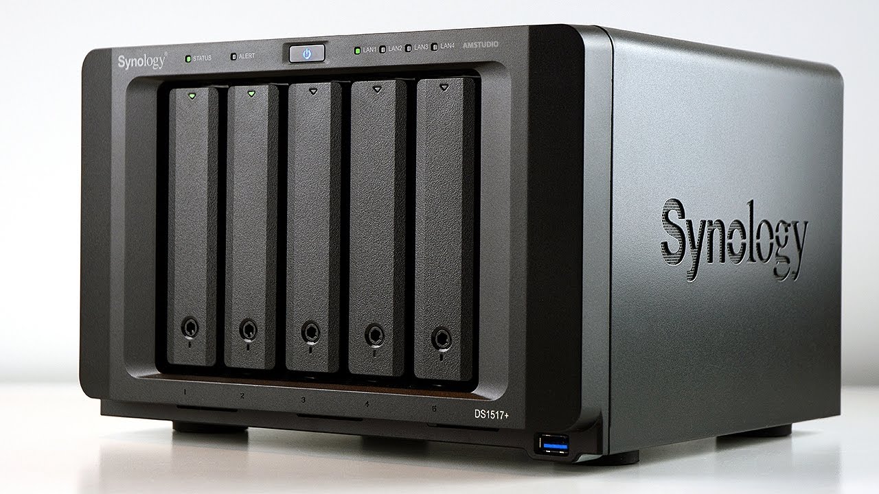 SYNOLOGY DS1517+ NAS DISKSTATION SERVER - YouTube