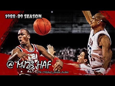 Michael Jordan Highlights (1989 All-Star Game) - 28pts - YouTube