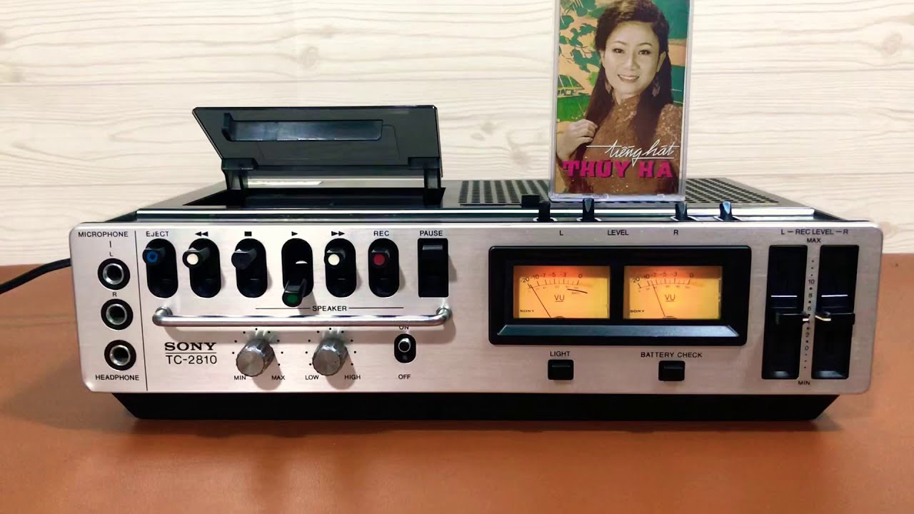Tiếng hay giật mình Sony TC-2810 Cassette LH: 077.202.0010 - YouTube