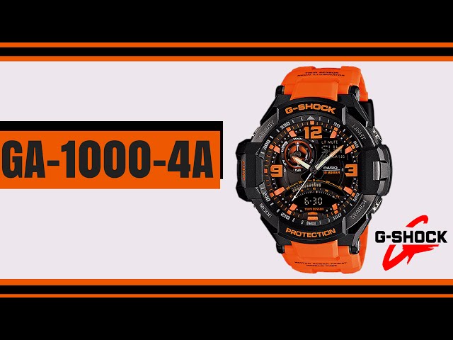 CASIO G-Shock Gravity Master GA-1000-4A Twin Sensor Watch - YouTube