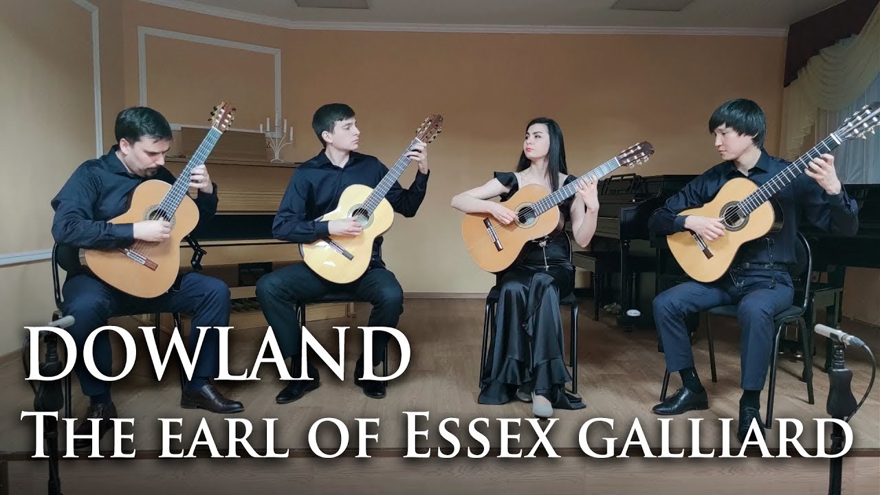 Dowland - The Earl of Essex galliard by Novosibirsk Guitar Quartet