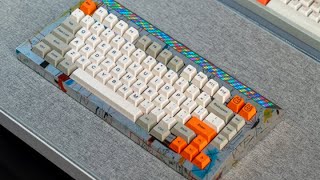 Build & Typing: Angry Miao Cyberboard R4 Bebop - YouTube