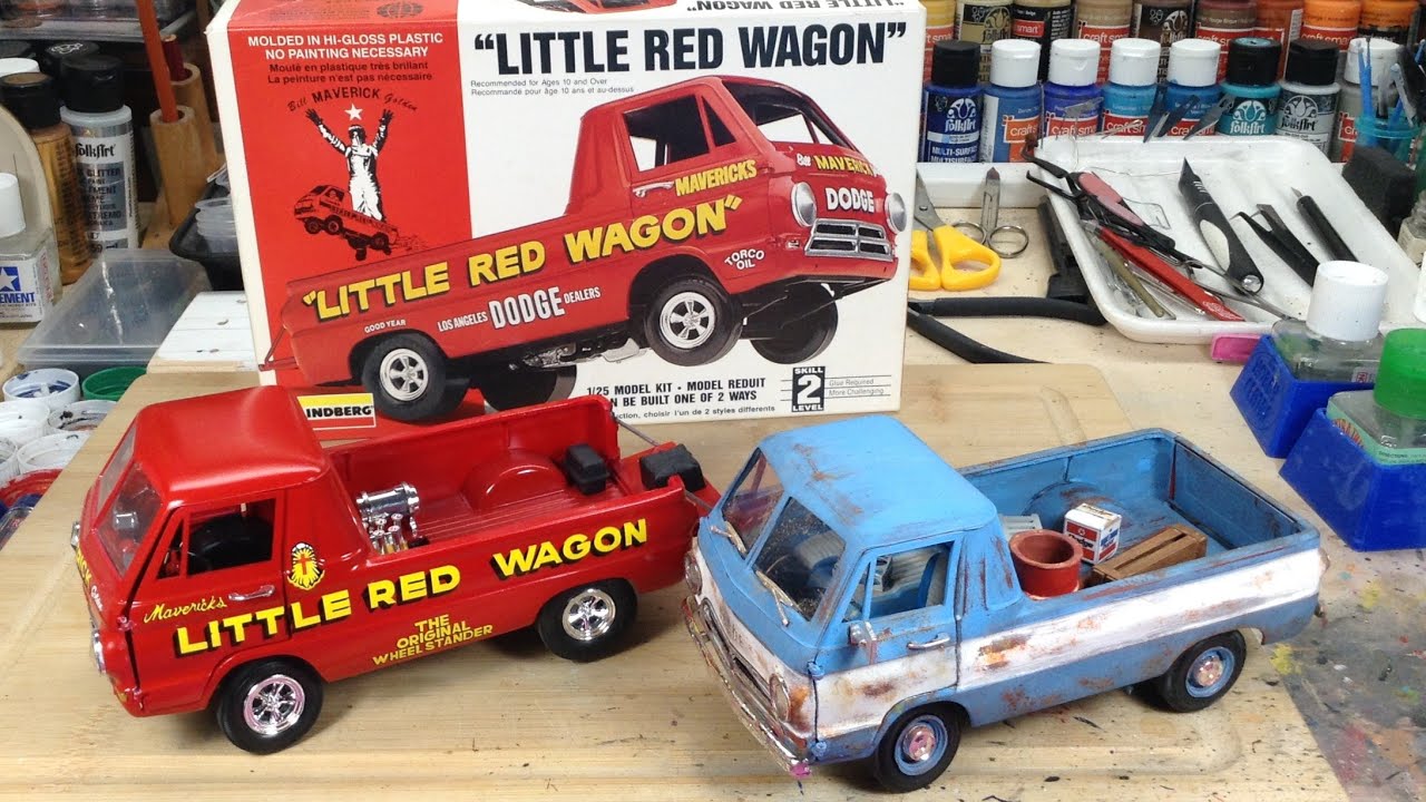 Lindberg's Little Red Wagon model - complete build - YouTube
