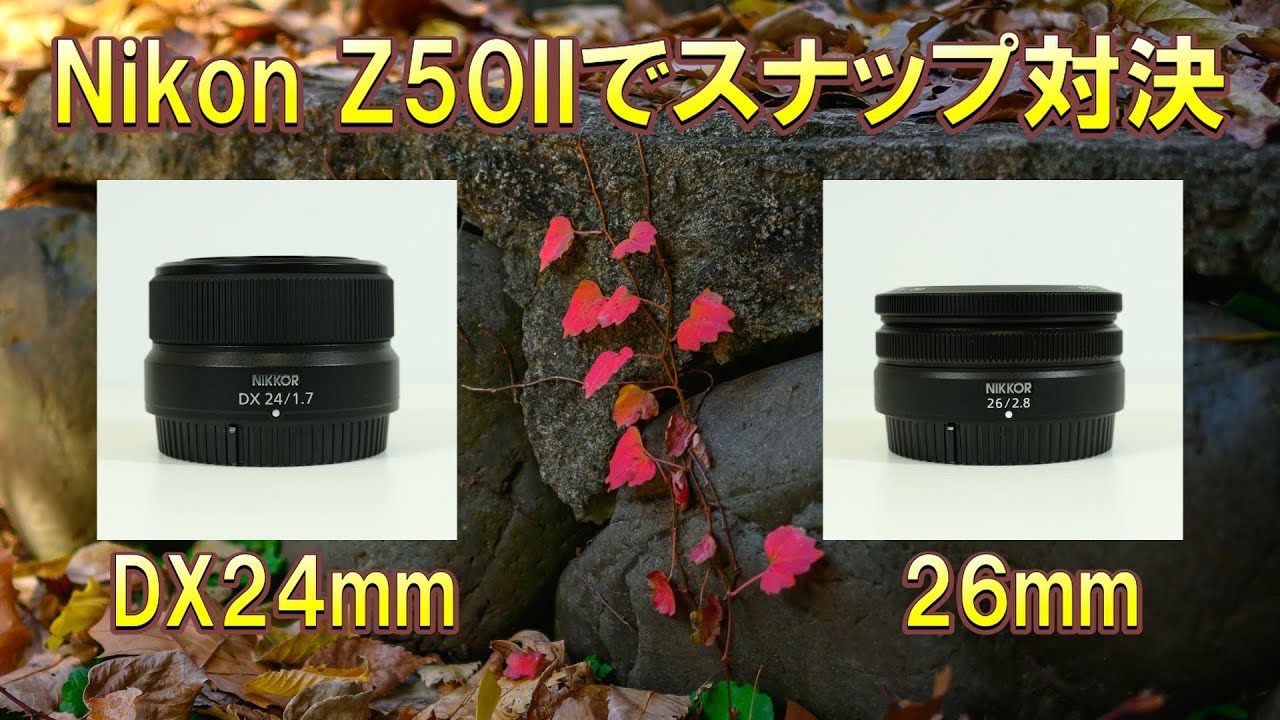 Nikon Z50II Snapshot Battle: DX24mm f/1.7 vs. Pancake 26mm f/2.8