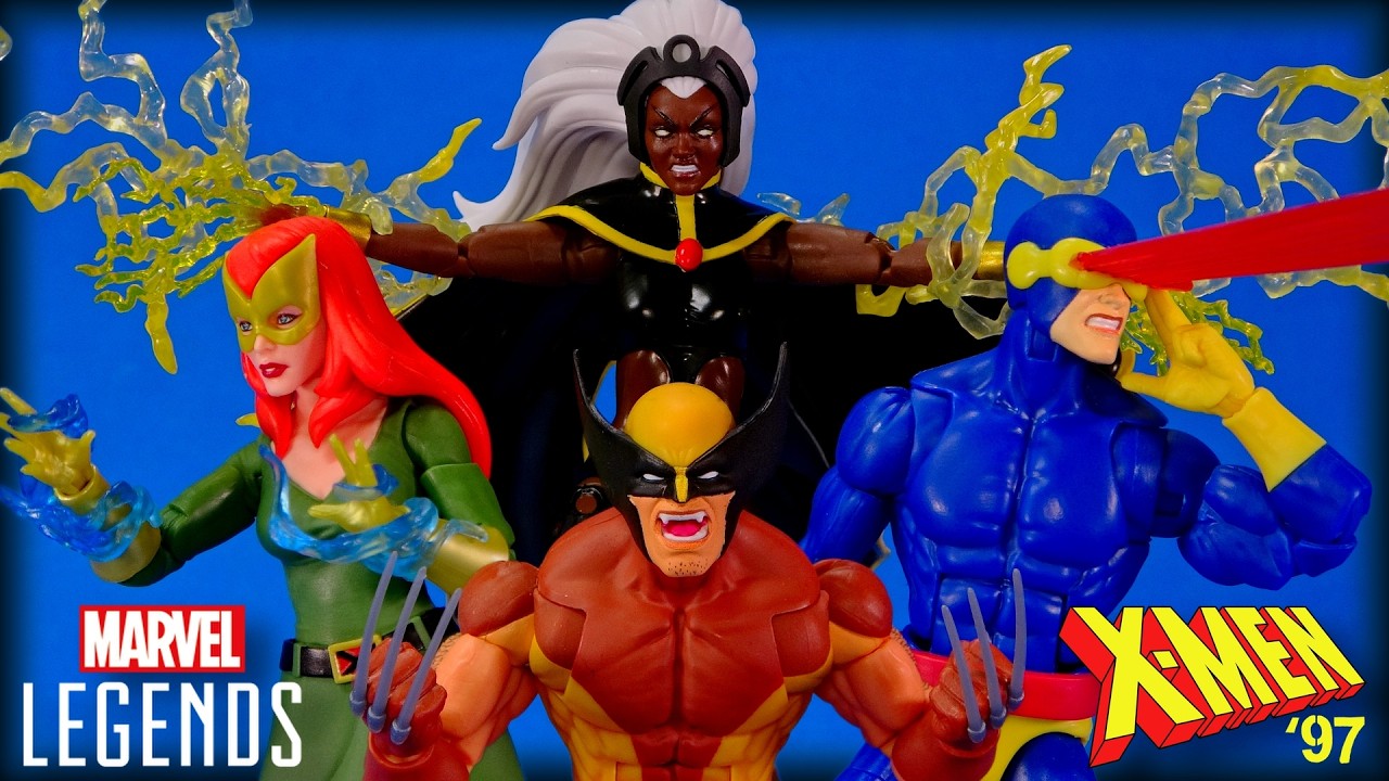 Marvel Legends X-Men '97 Wolverine Storm Jean Grey Cyclops Pulse