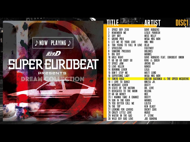 SUPER EUROBEAT presents 頭文字D Dream Collection - YouTube