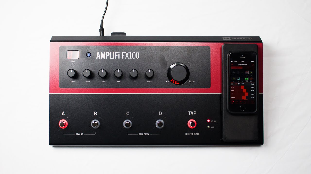 Ambient Guitar Gear Review - Line 6 AMPLIFi FX100 Multi Effects