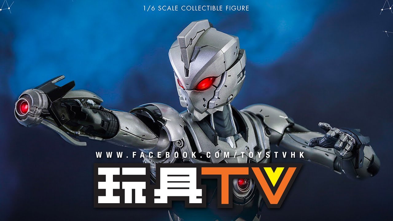 爆玩具」threezero ULTRAMAN 1/6 ACE SUIT Stealth Version - YouTube