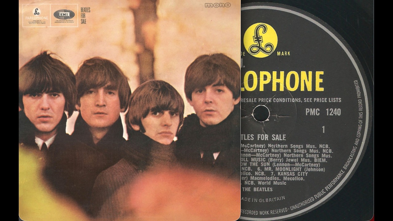 Beatles - 1st UK press - Beatles For Sale - Mono - side 1 - YouTube