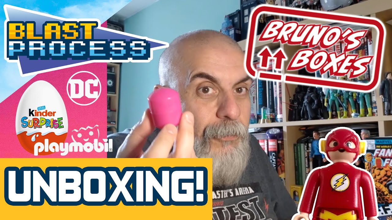 Kinder Surprise - DC Super Heroes Playmobil figures Unboxing