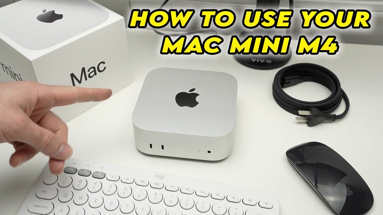 到着したよ】Mac mini開封レビュー。手元にあるキーボードやマウスで