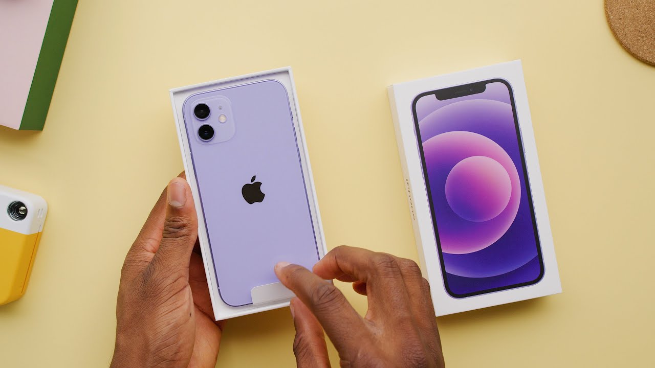 The New Purple iPhone 12! - YouTube