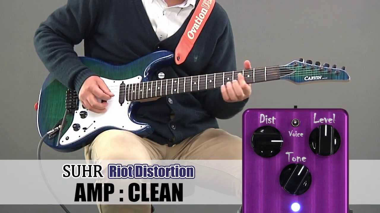 SUHR / ディストーション Riot Distortion - YouTube