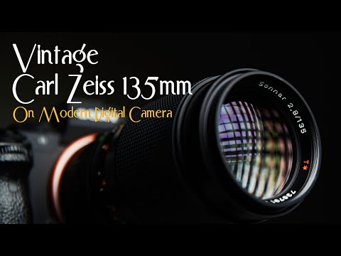 Vintage Carl Zeiss Sonnar 135mm f2.8 Review On Sony A7II - YouTube
