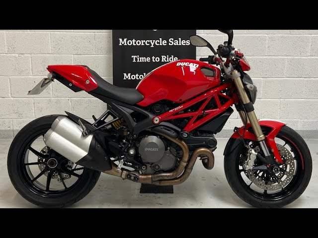 Ducati Monster M1100 EVO ABS, 2011, walk around and start up - YouTube