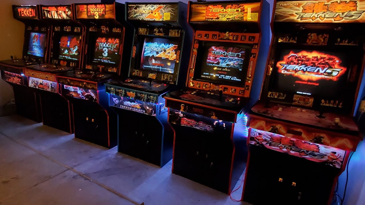 Tekken Arcade Machines(Tekken 1-7) 1994-2024 - YouTube