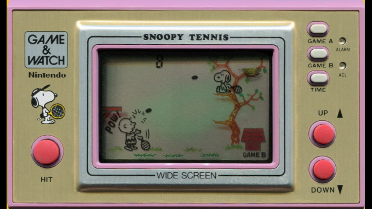 ゲームウォッチ スヌーピーテニス SNOOPYTENNIS - YouTube