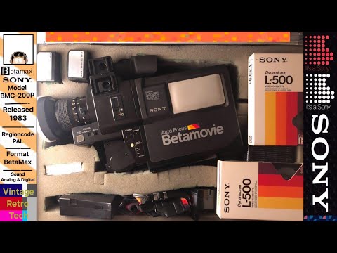 Sony BetaMovie BMC-200P “1983“ - PAL Version (Camera) - YouTube