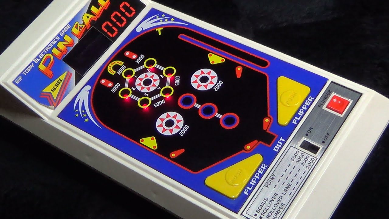 LED ゲーム】トミー エレクトロニクス ピンボール TEG 電子 玩具 昭和