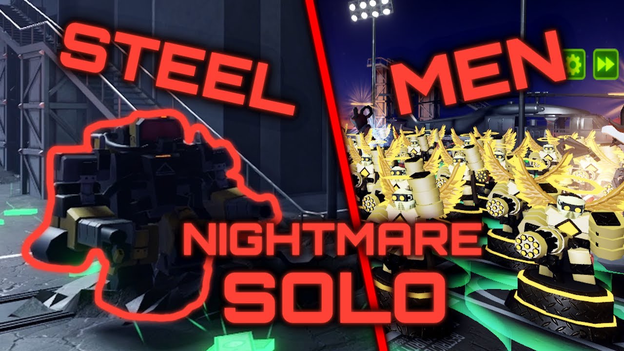 MAN VS STEEL Xmas 2025 Nightmare Mode Solo Victory | Tower Defense