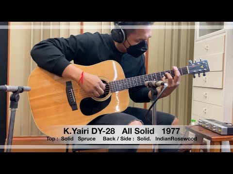 K.Yairi DY-28 ( All Solid IndianRosewood ) 1977 - YouTube