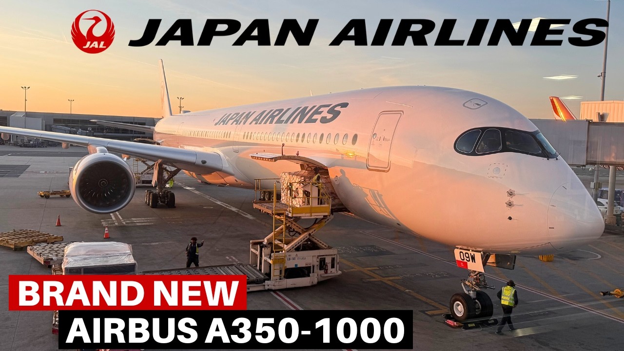 JAPAN AIRLINES BRAND NEW AIRBUS A350-1000 (Economy) | Tokyo - New