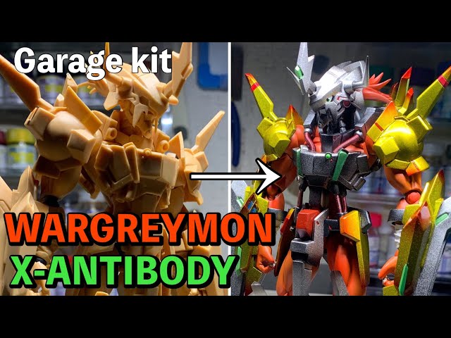 デジモン】ウォーグレイモンx抗体のガレージキットを作ってみたら