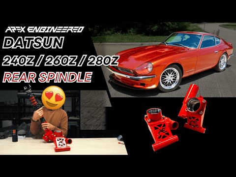 Apex Engineered - S30 240Z 260Z 280Z - Rear Spindle - YouTube