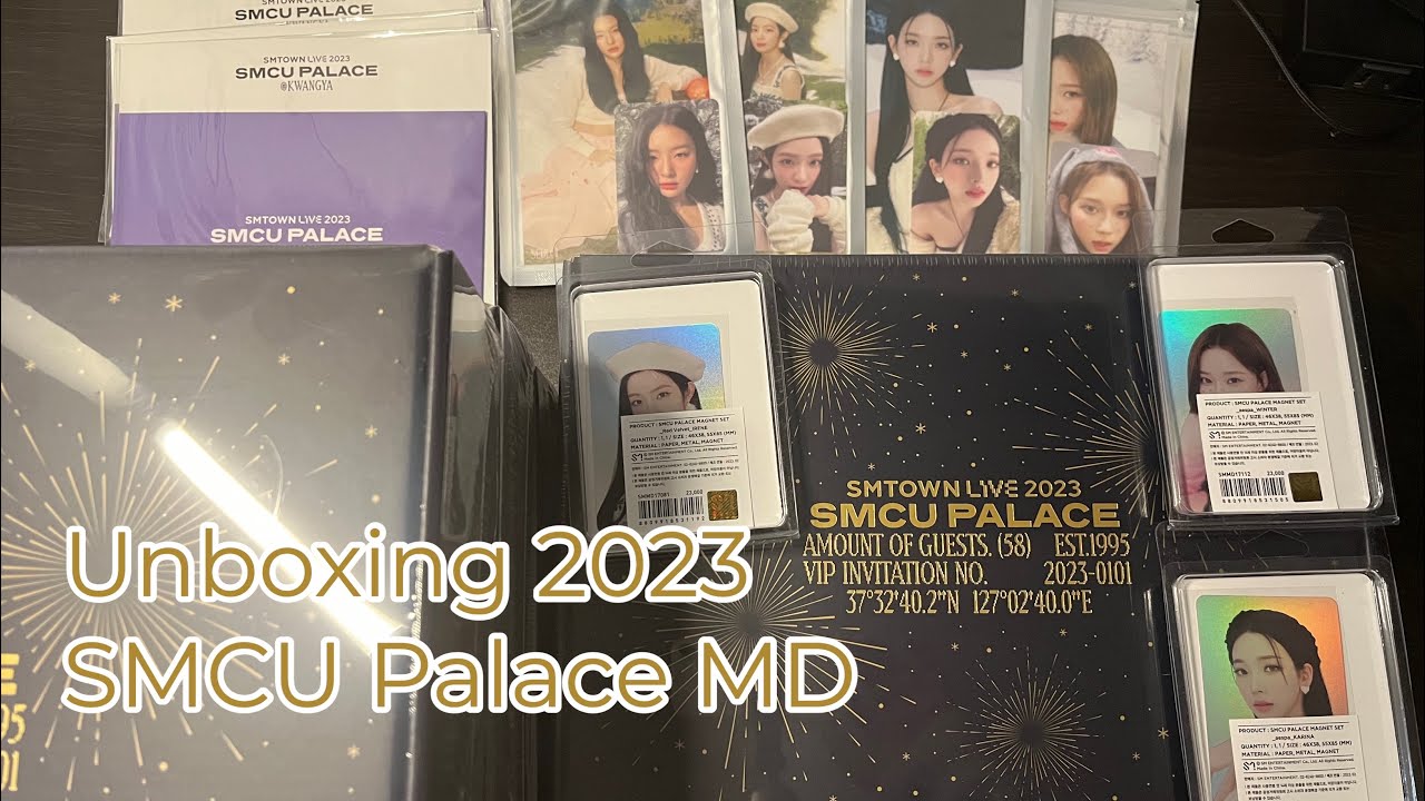 Unboxing] 2023 SMCU Palace MD ⟡ Red Velvet & aespa ♡ Irene