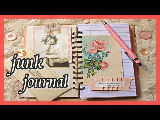 I made a junk journal. - YouTube