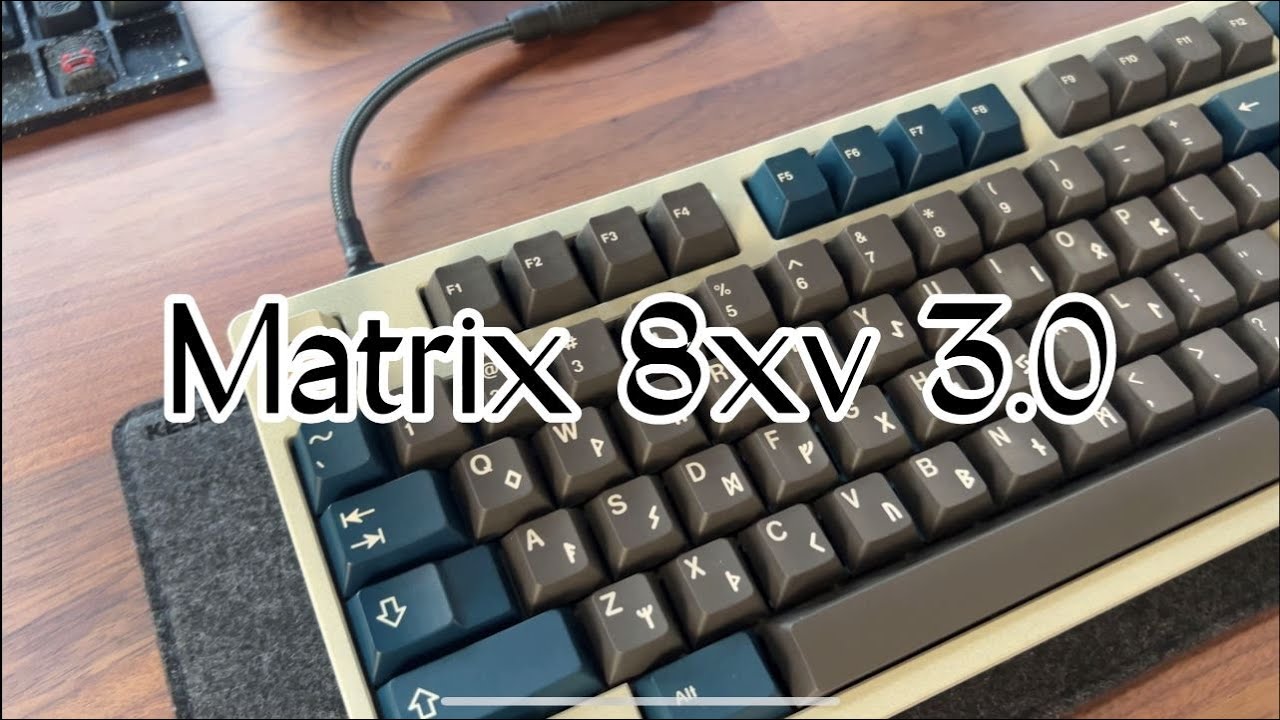 Matrix 8xv 3.0, is this an endgame TKL? YUP! - YouTube