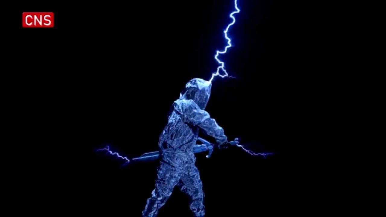 Chinese vlogger turns legendary 'sword flying' into reality - YouTube