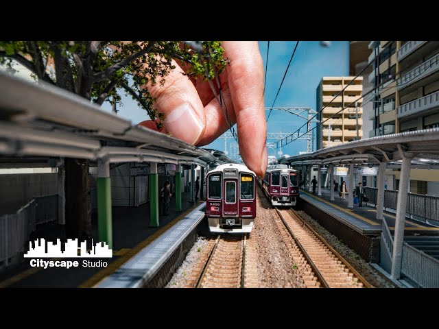 Diorama】Making a station where a large tree pierces the platform