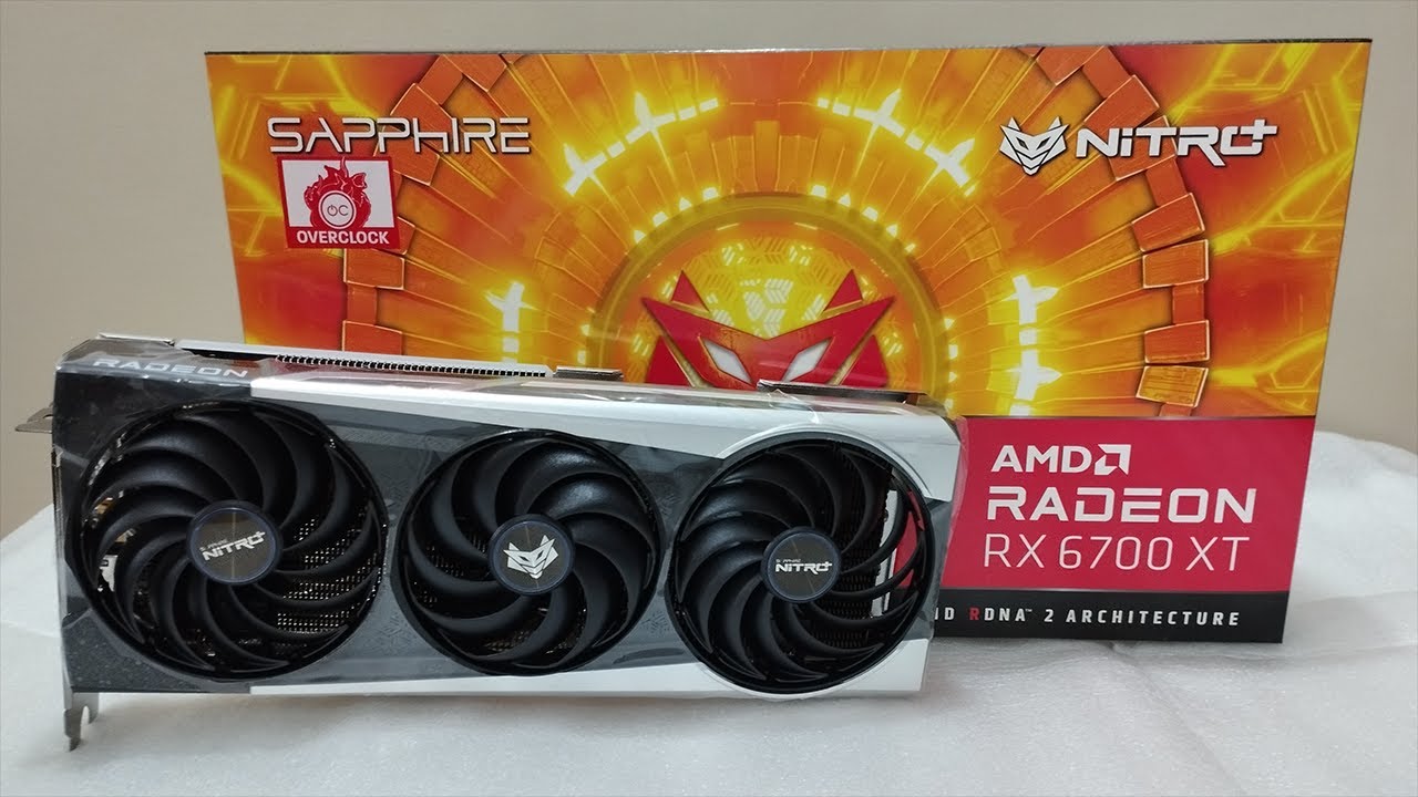 AMD Radeon RX 6700 XT Sapphire Nitro+ OC 12GB Unboxing + Furmark