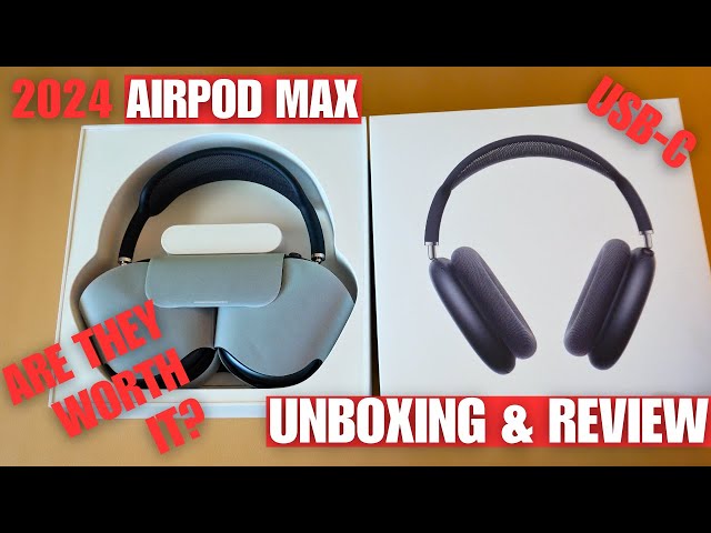 NEW 2024 USB-C AirPod Max Unboxing and Review - YouTube