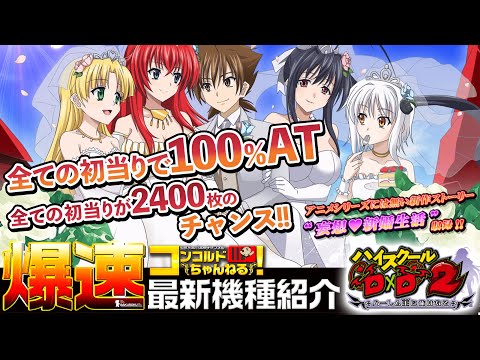 スロット最新台】ハイスクールD×D2 ハーレム王に俺はなる【爆速!!機種