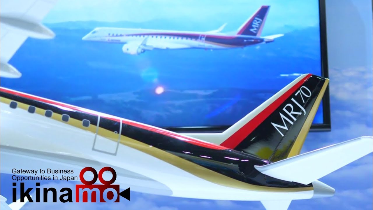 日本製の飛行機MRJを三菱が設計！最先端技術搭載の機体 - YouTube