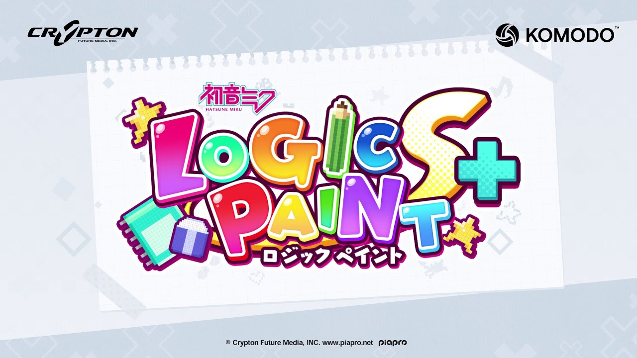 初音ミク ロジックペイント S+ 発売トレーラー - YouTube