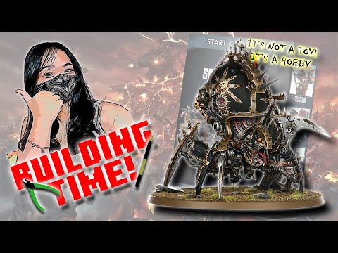Building Venomcrawler from Chaos Space Marine Start Collecting Box