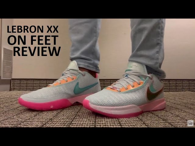 Nike Lebron 20 XX Time machine on feet sneaker review - YouTube