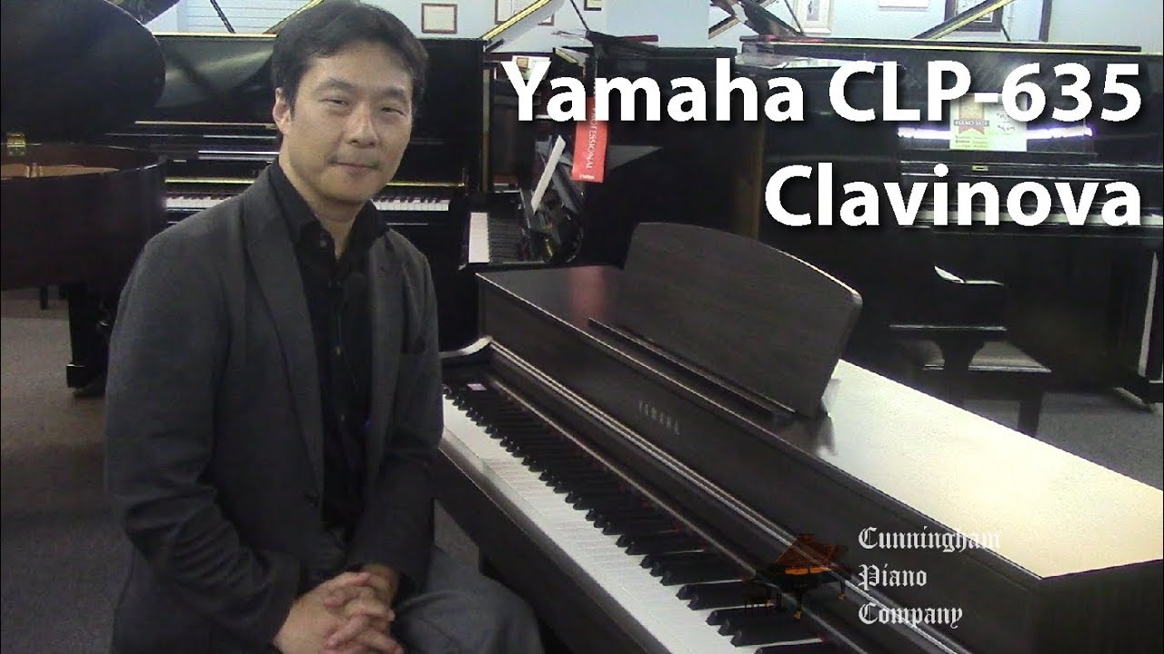 Yamaha CLP 635 Clavinova | Cunningham Piano Co. - YouTube