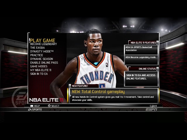 NBA Elite 11 - Controls Tutorial and CPU Gameplay - YouTube