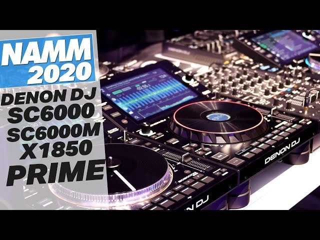 First look at the Denon DJ SC6000 / 6000M & X1850 Mixer @ NAMM