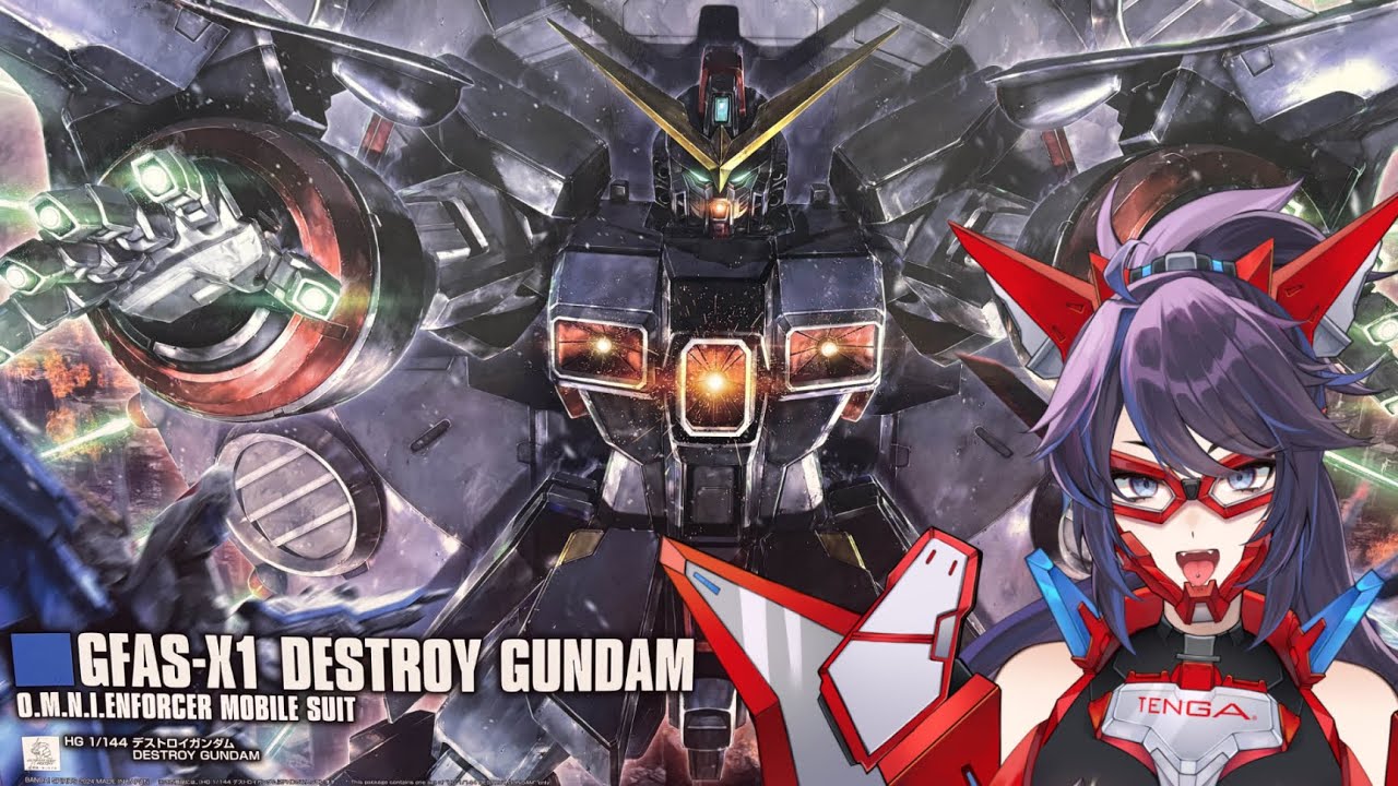 DESTROY GUNDAM】HG デストロイガンダム組みます【#ksonONAIR】 - YouTube